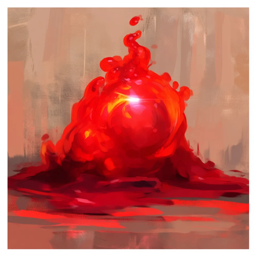 Petite Gelee Rouge - Monstre Standard Daggerheart SRD Tier 1 | Bestiaire JDR